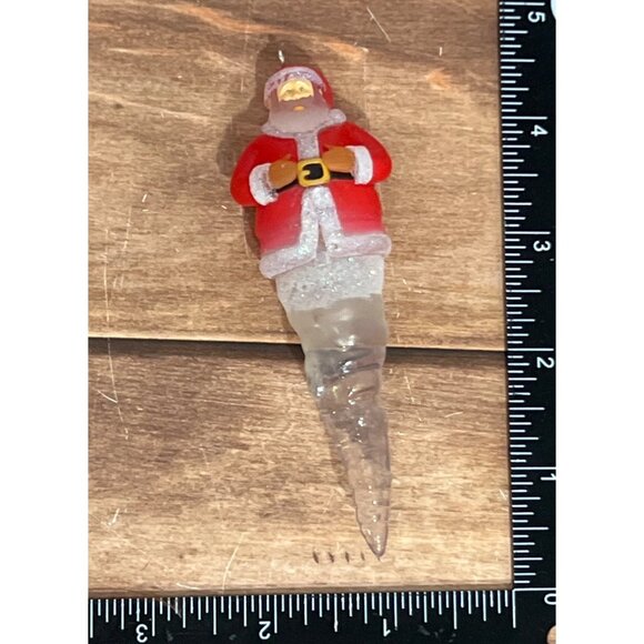 2014 HALLMARK KEEPSAKE ORNAMENT QX9093 COOL ICICLES SANTA BY NELLO WILLIAMS - Picture 4 of 6